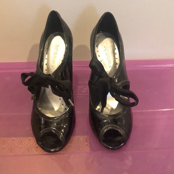 BCBGirls Tie Heels - Picture 1 of 6